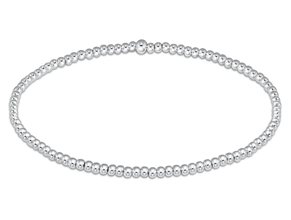 CLASSIC STERLING 2MM BEAD BRACELET