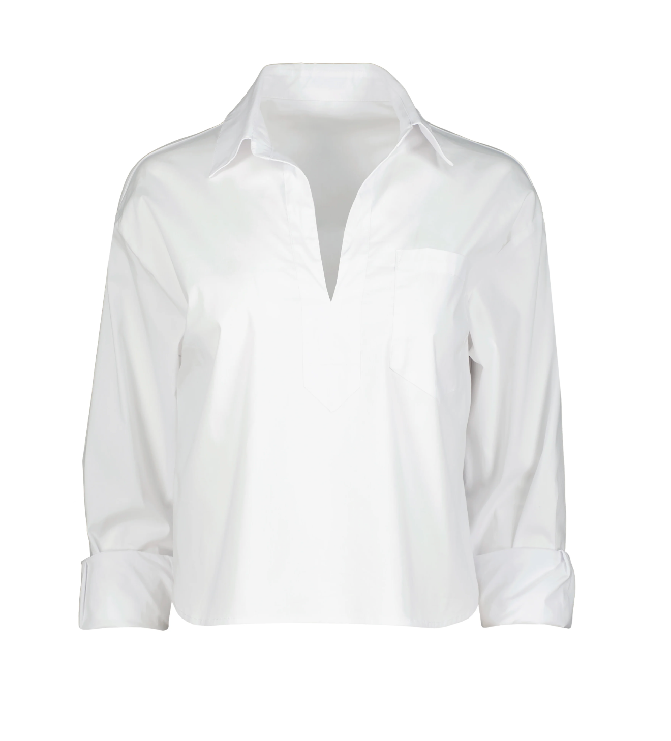 CASEY POPLIN PULLOVER