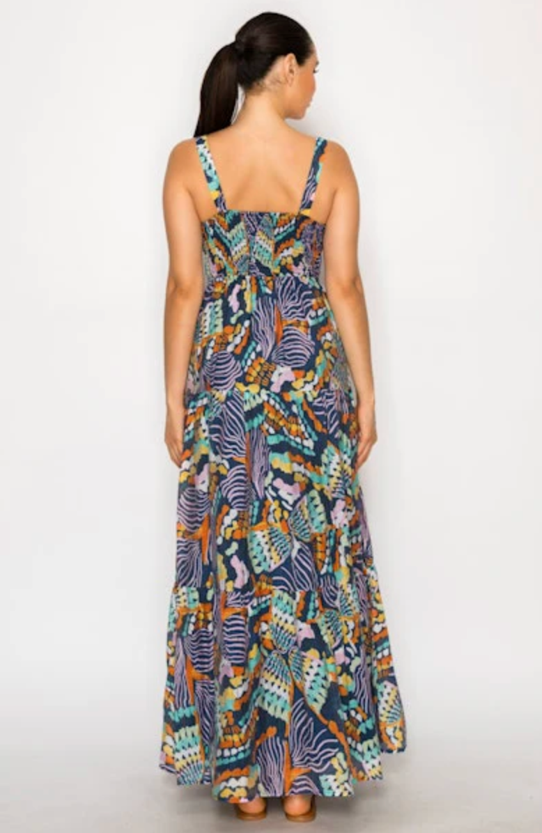 CHROMATIC ODYSSEY MAXI DRESS