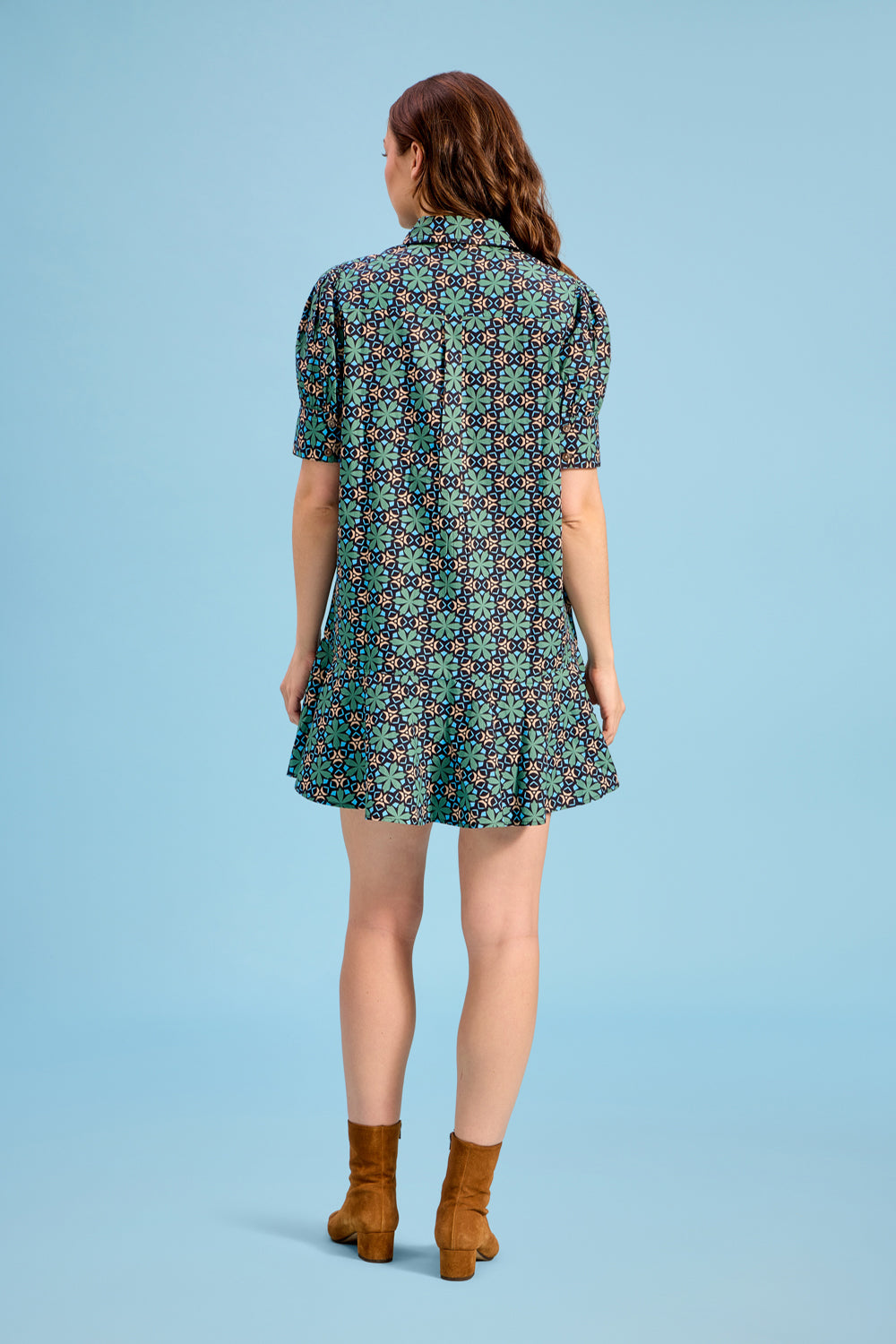Liv Dress, Slate Mosaic