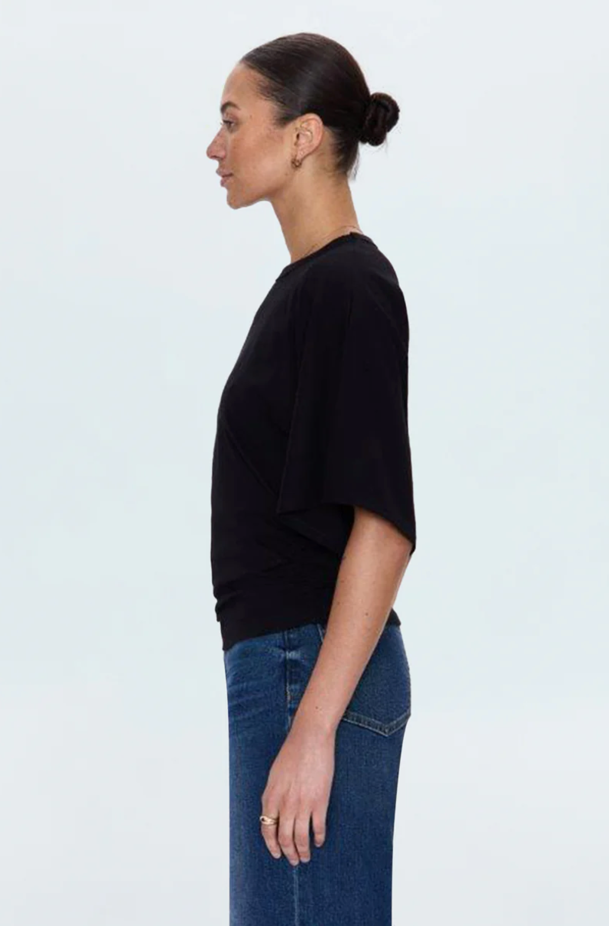 VERONICA KIMONO SLEEVE FITTED TEE