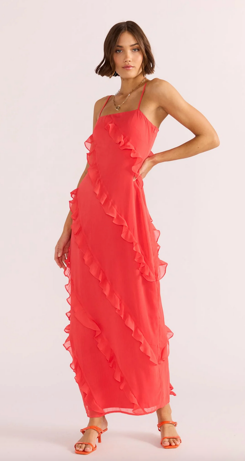 VENUS RUFFLE MAXI DRESS