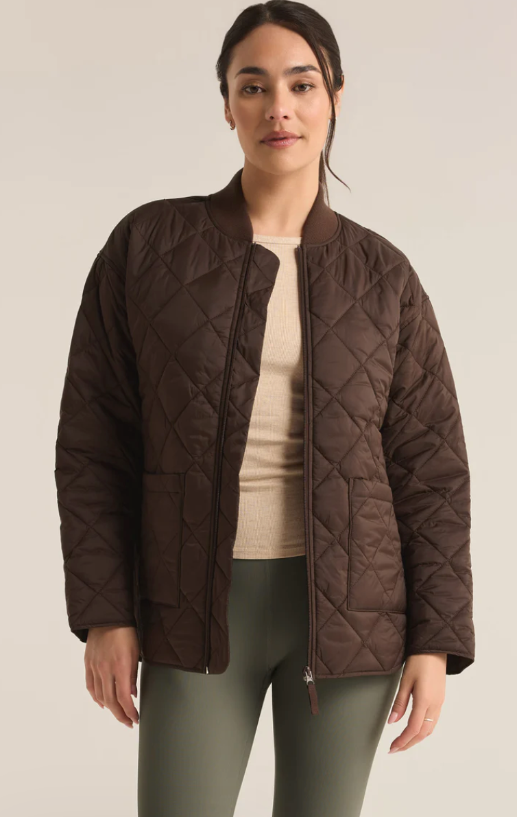 SUNRISE QUILTED BOMBER JACKET