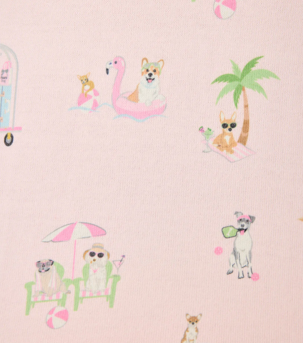 PUPCATION PALMS SUNNIES & SUNSHINE PJ SHORTS