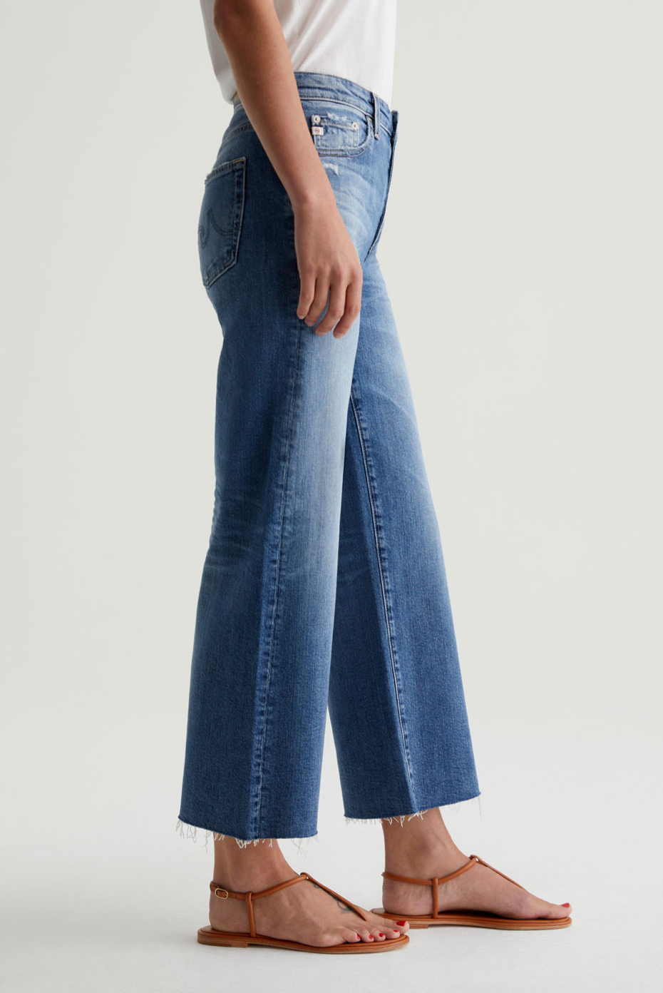 SAIGE WIDE LEG CROP JEAN