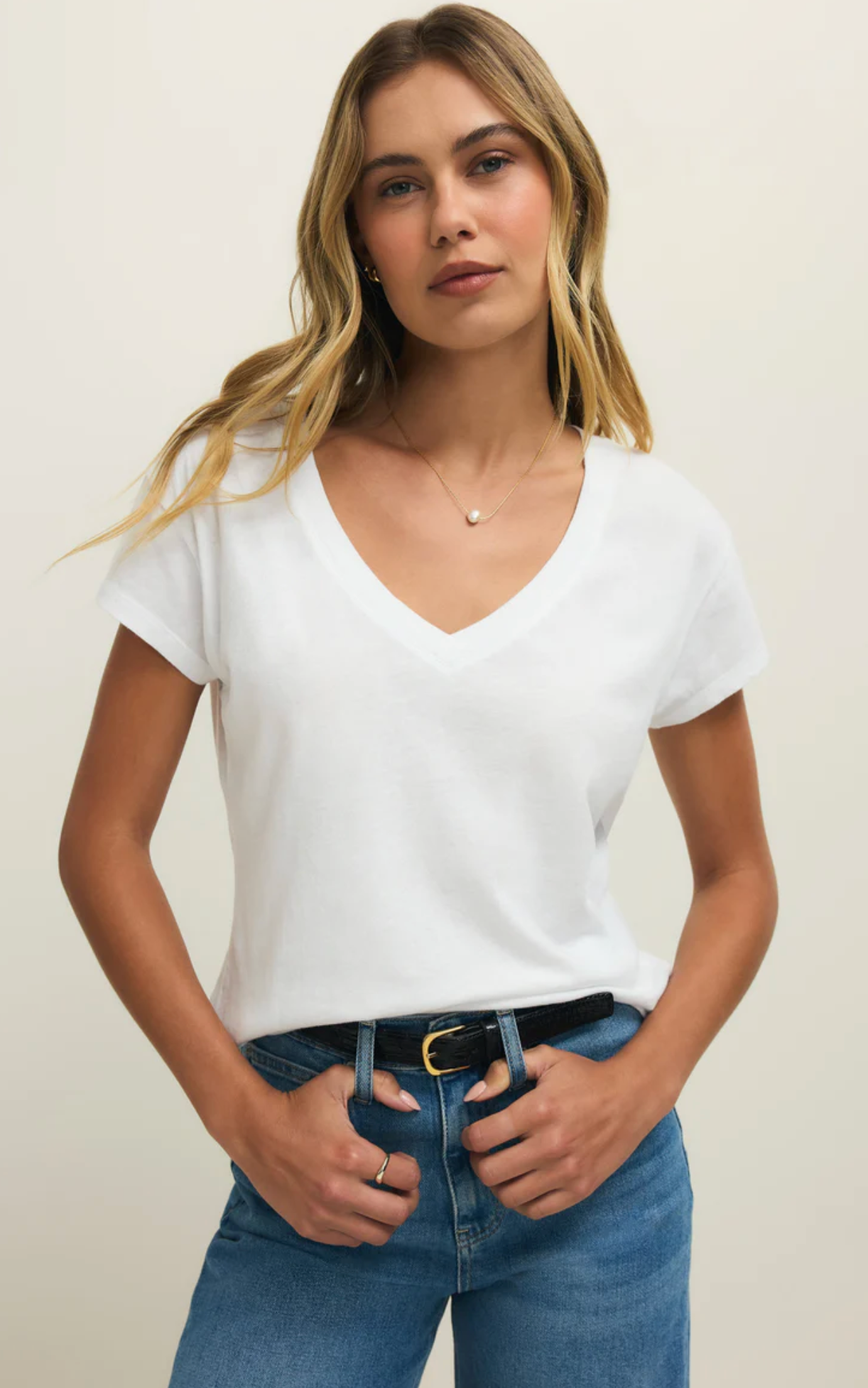MODERN JERSEY V-NECK