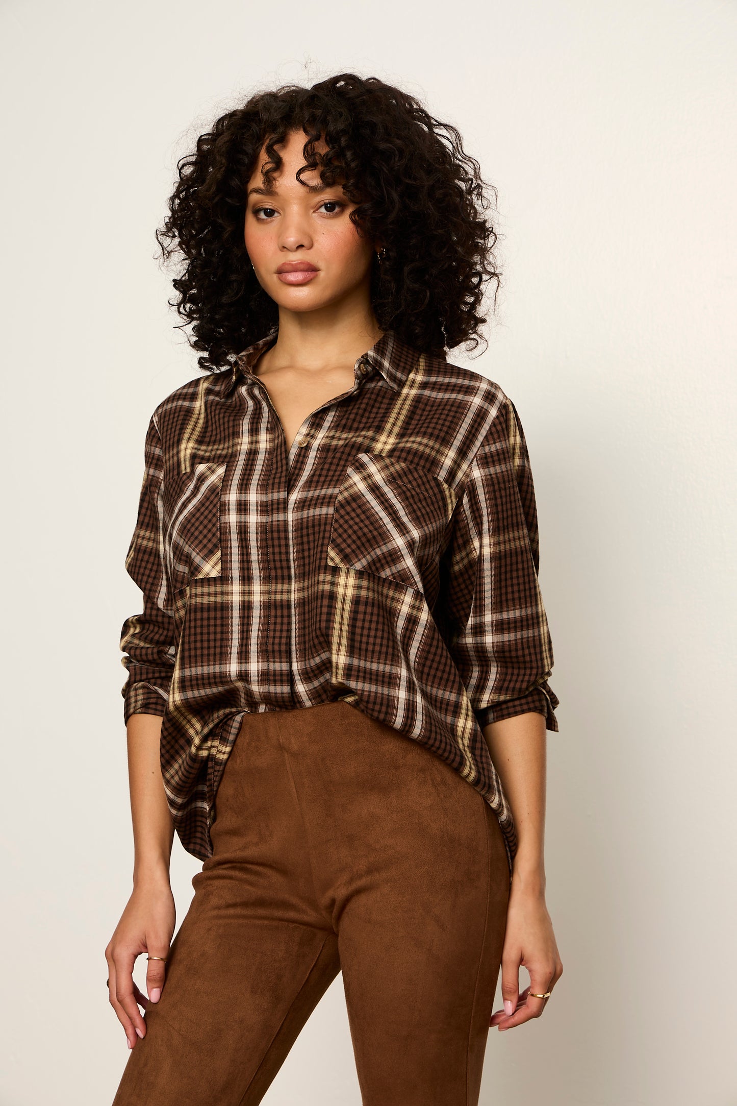 BURNT COCOA PLAID