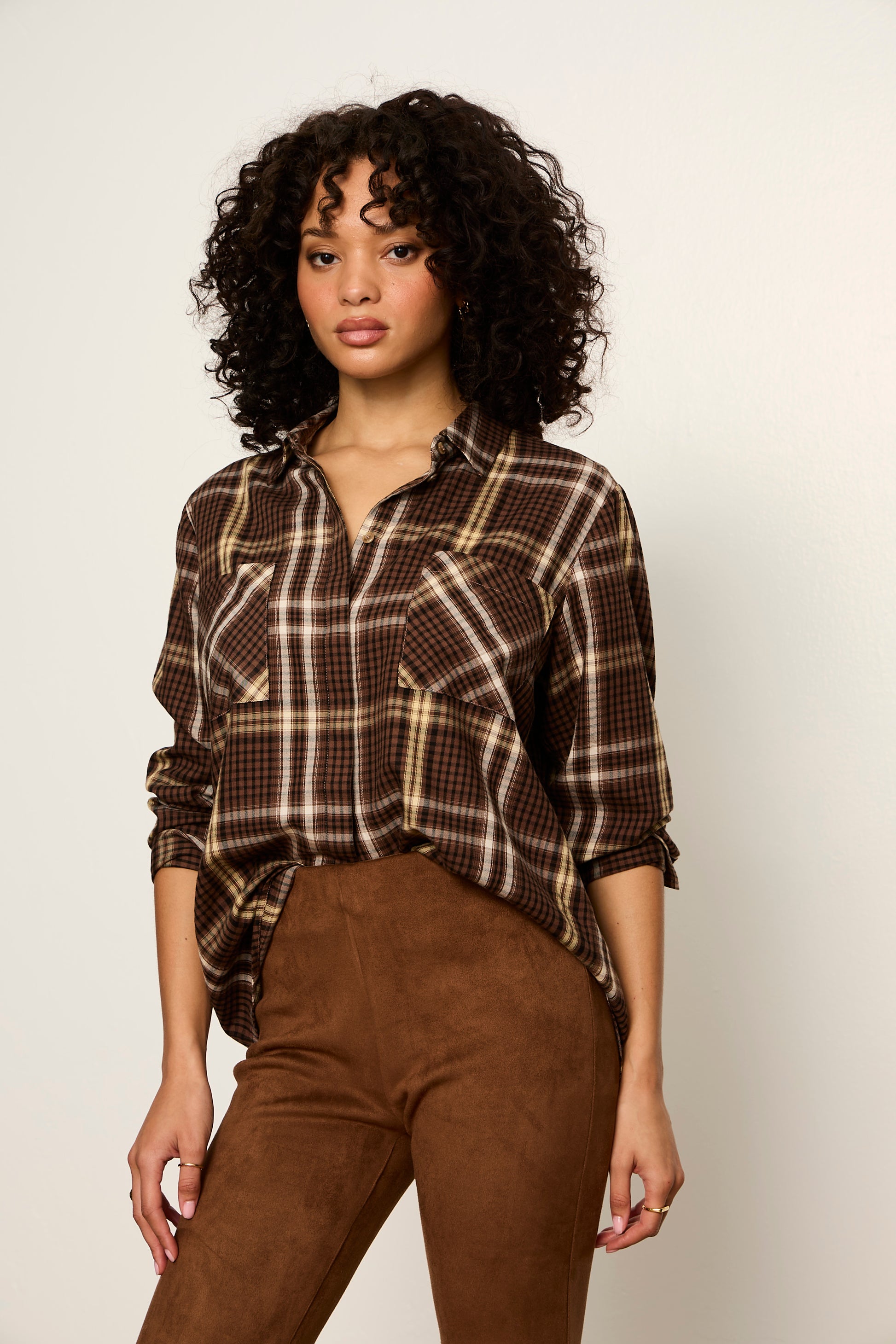 BURNT COCOA PLAID
