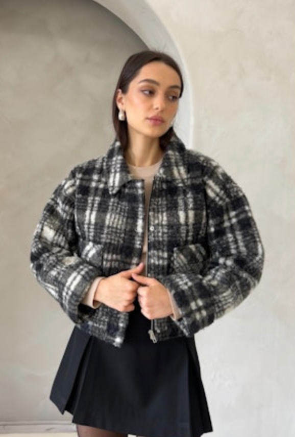 NATE ZIP FRONT COZY JACKET