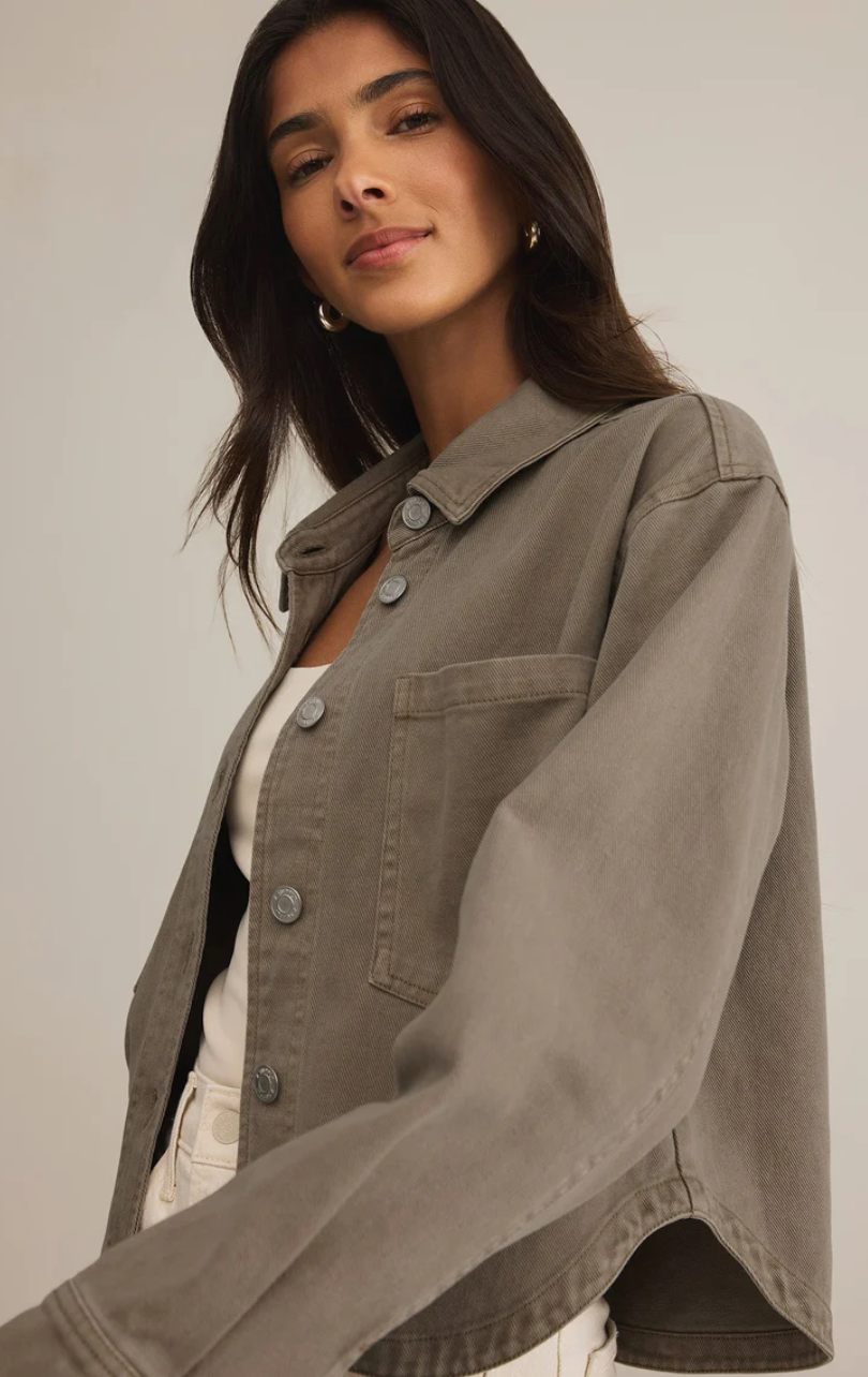 ALL DAY CROPPED DENIM JACKET