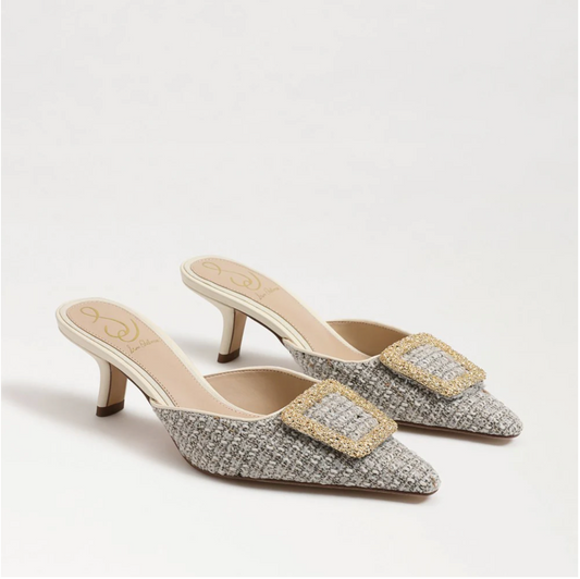 BRIT KITTEN HEEL MULE