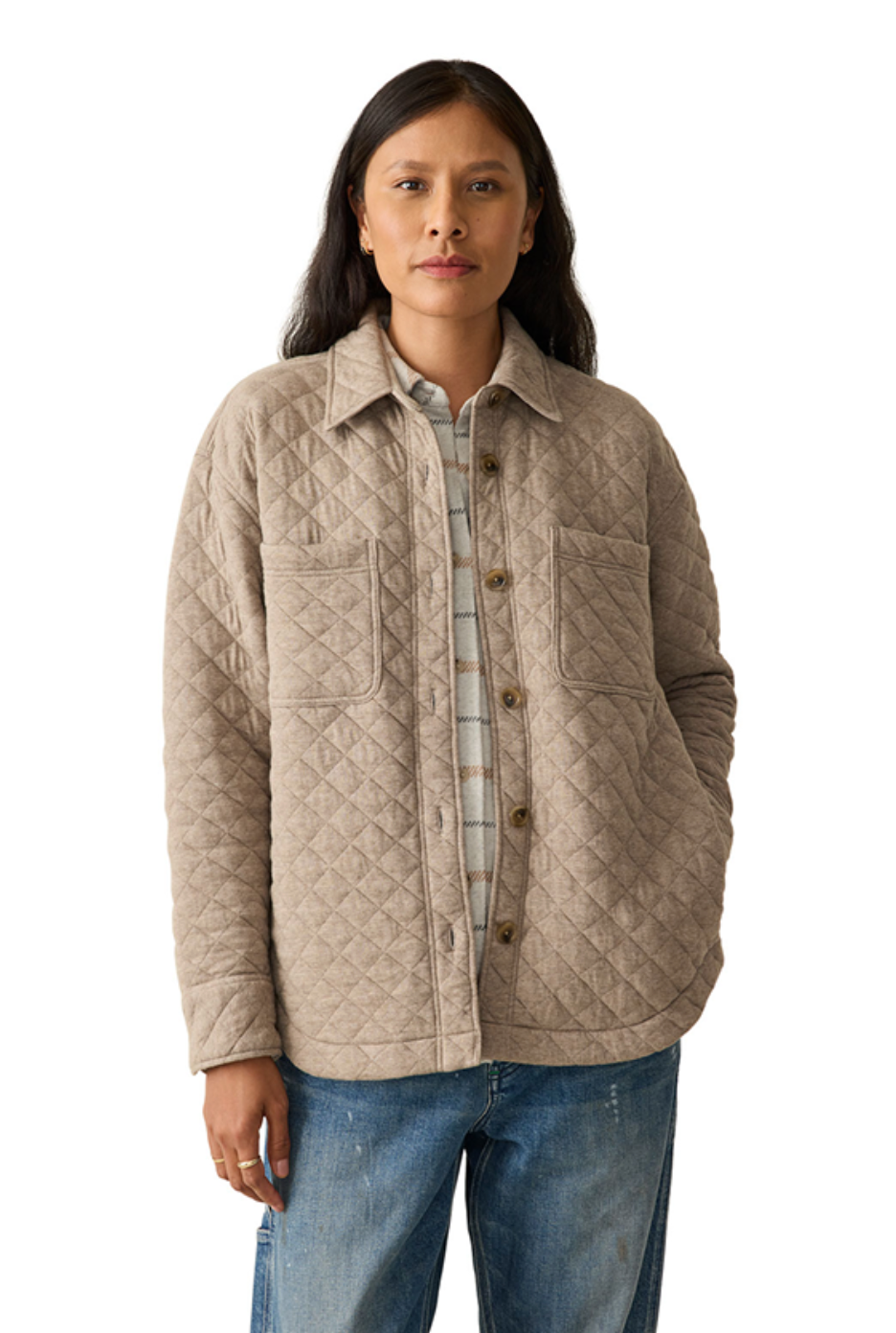 EPIC QUILTED FLEECE SHIRT JACKET