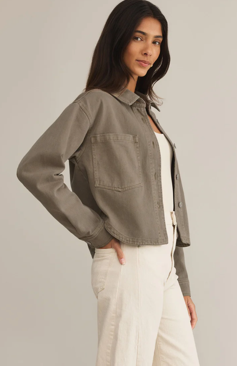 ALL DAY CROPPED DENIM JACKET