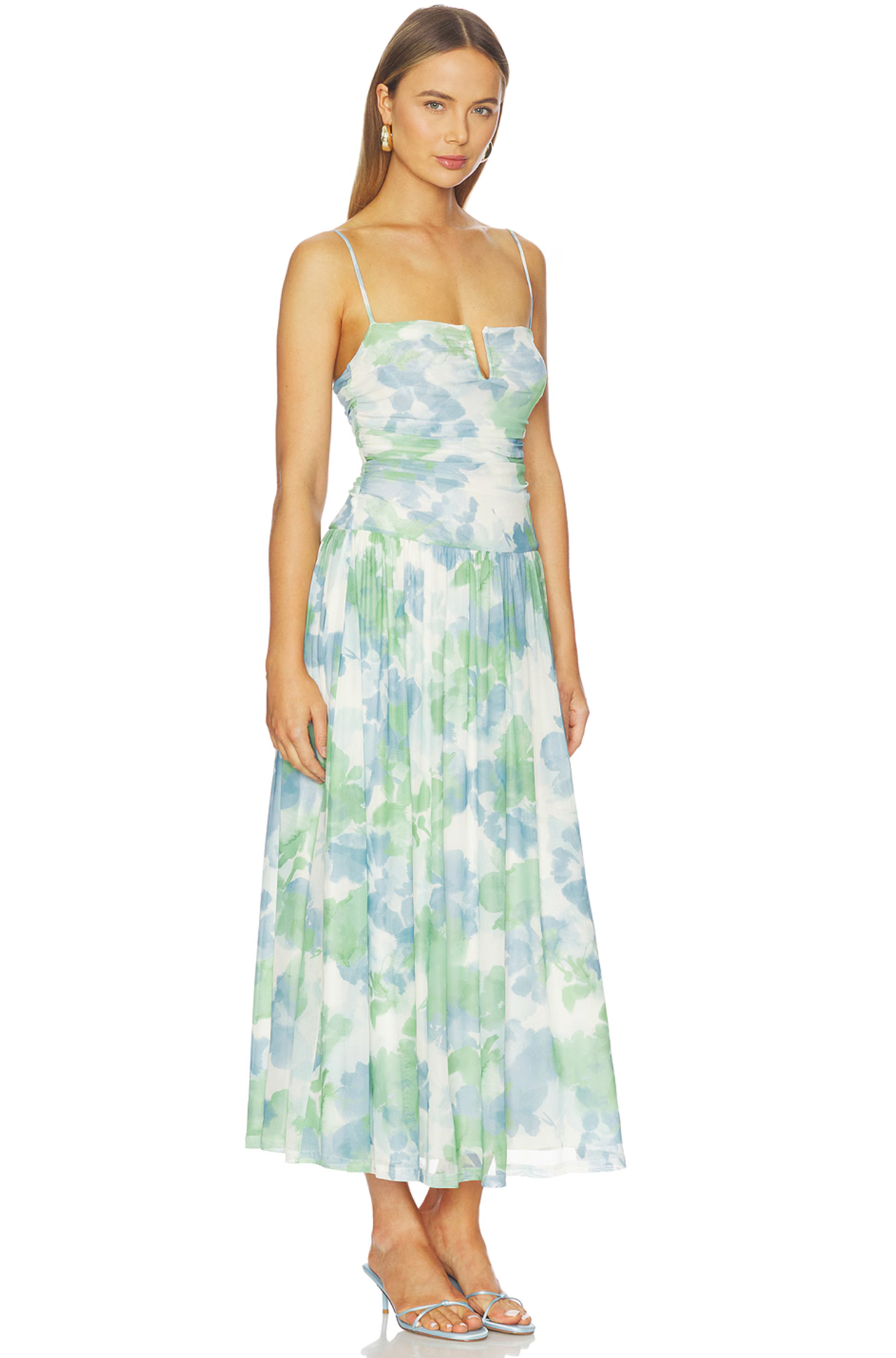 CARRIE MESH MAXI DRESS