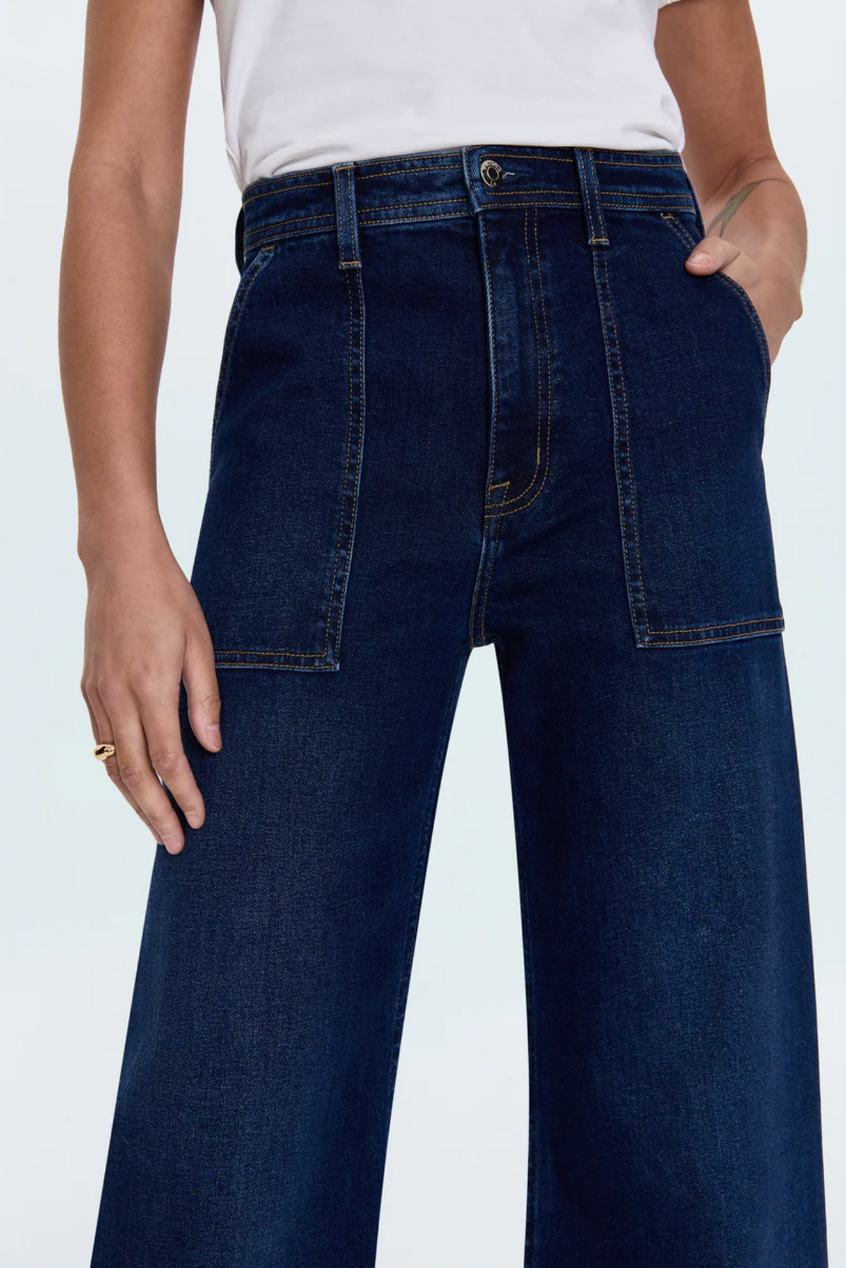 PENNY HIGH RISE UTILITY WIDE LEG