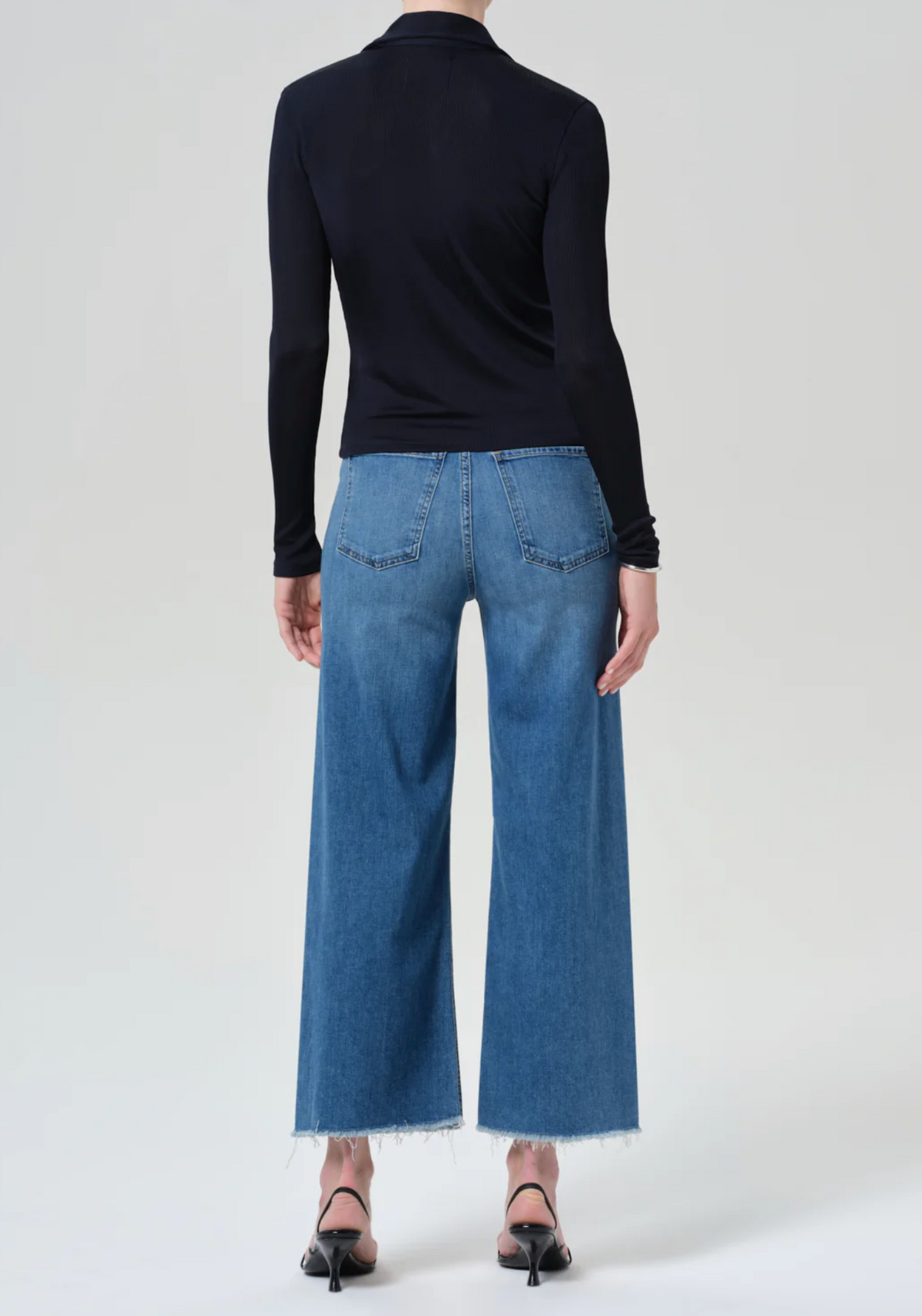LYRA WIDE LEG CROP RAW HEM
