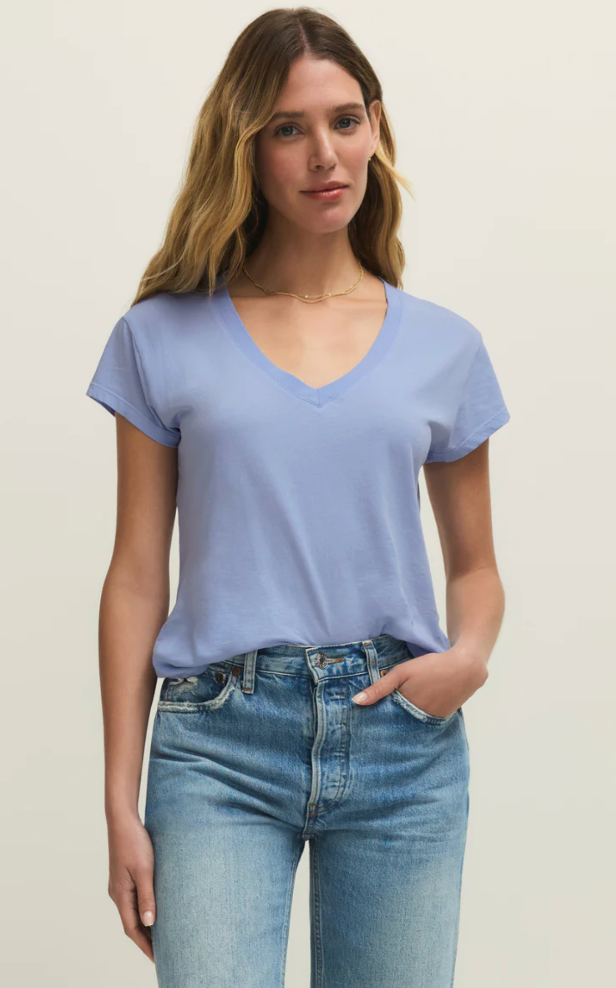 MODERN JERSEY V-NECK