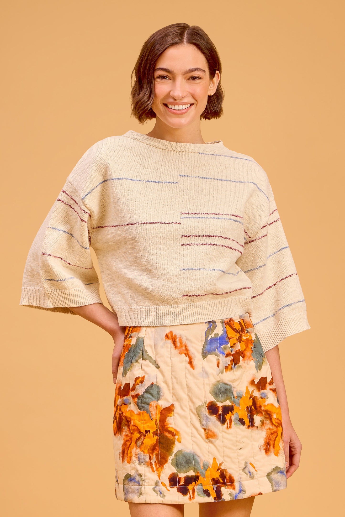 Wren Pull Over, Multi Stitch