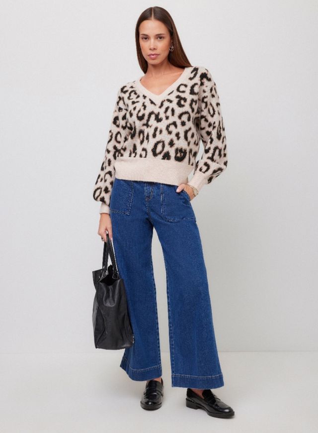 Elodie Blouson Sleeve Sweater