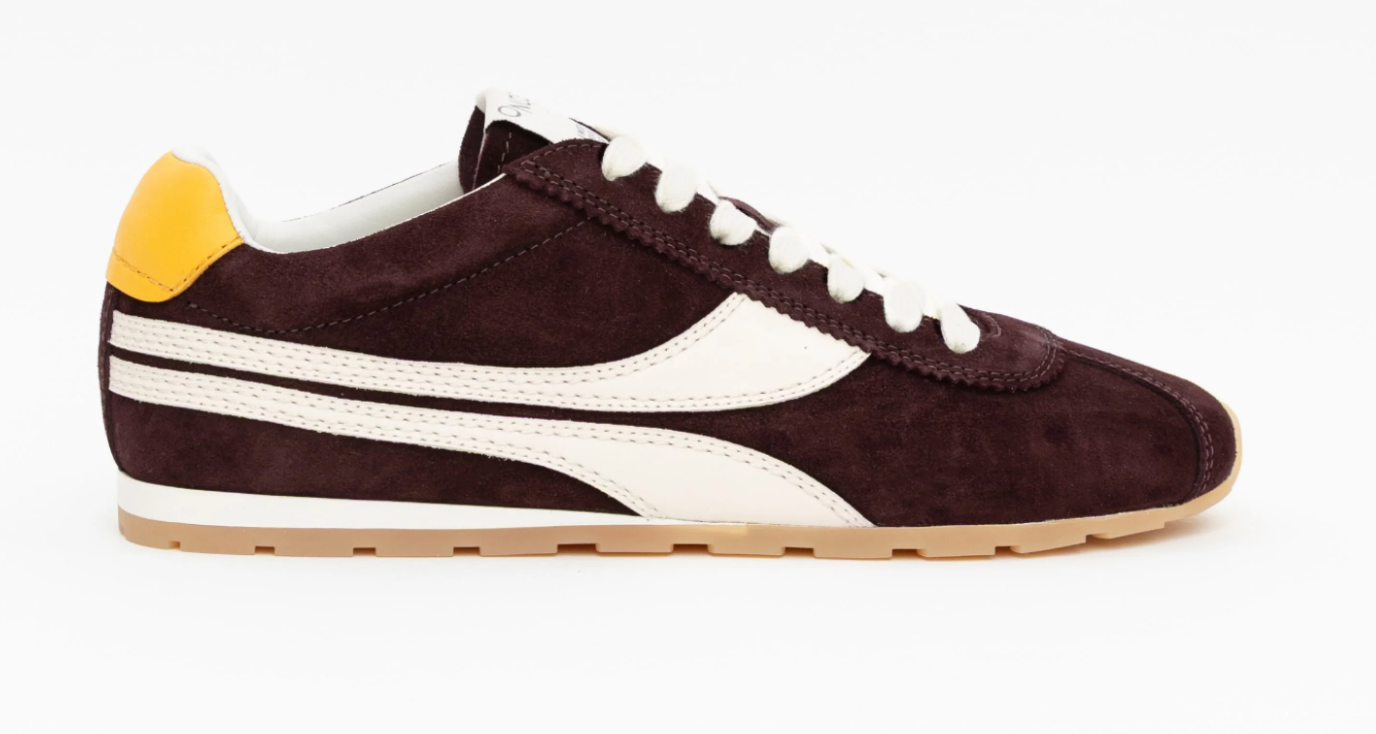 ESSEX SNEAKER ROYAL BURGUNDY VELOUR SUEDE