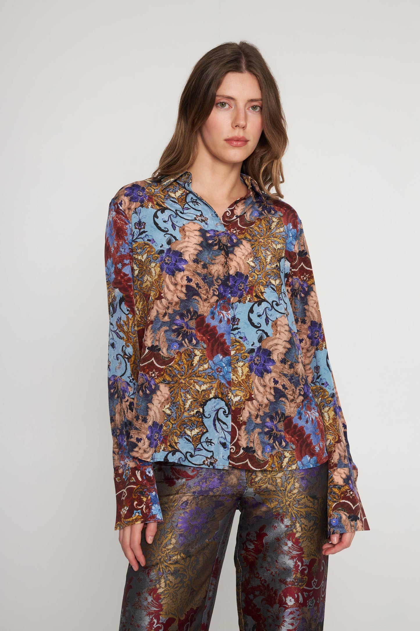 Sophie Blouse - Paisley Patchwork
