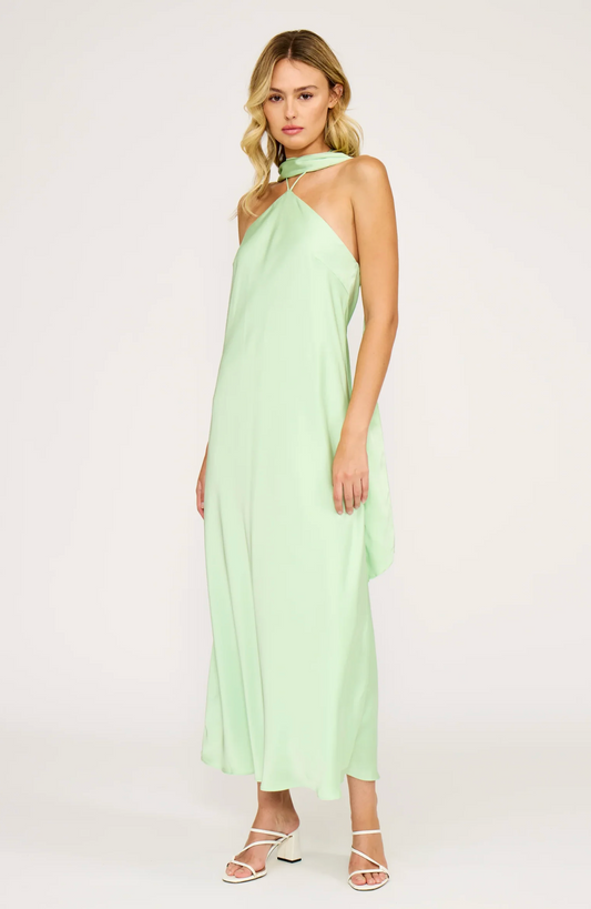 DEVON HALTER SCARF DRESS