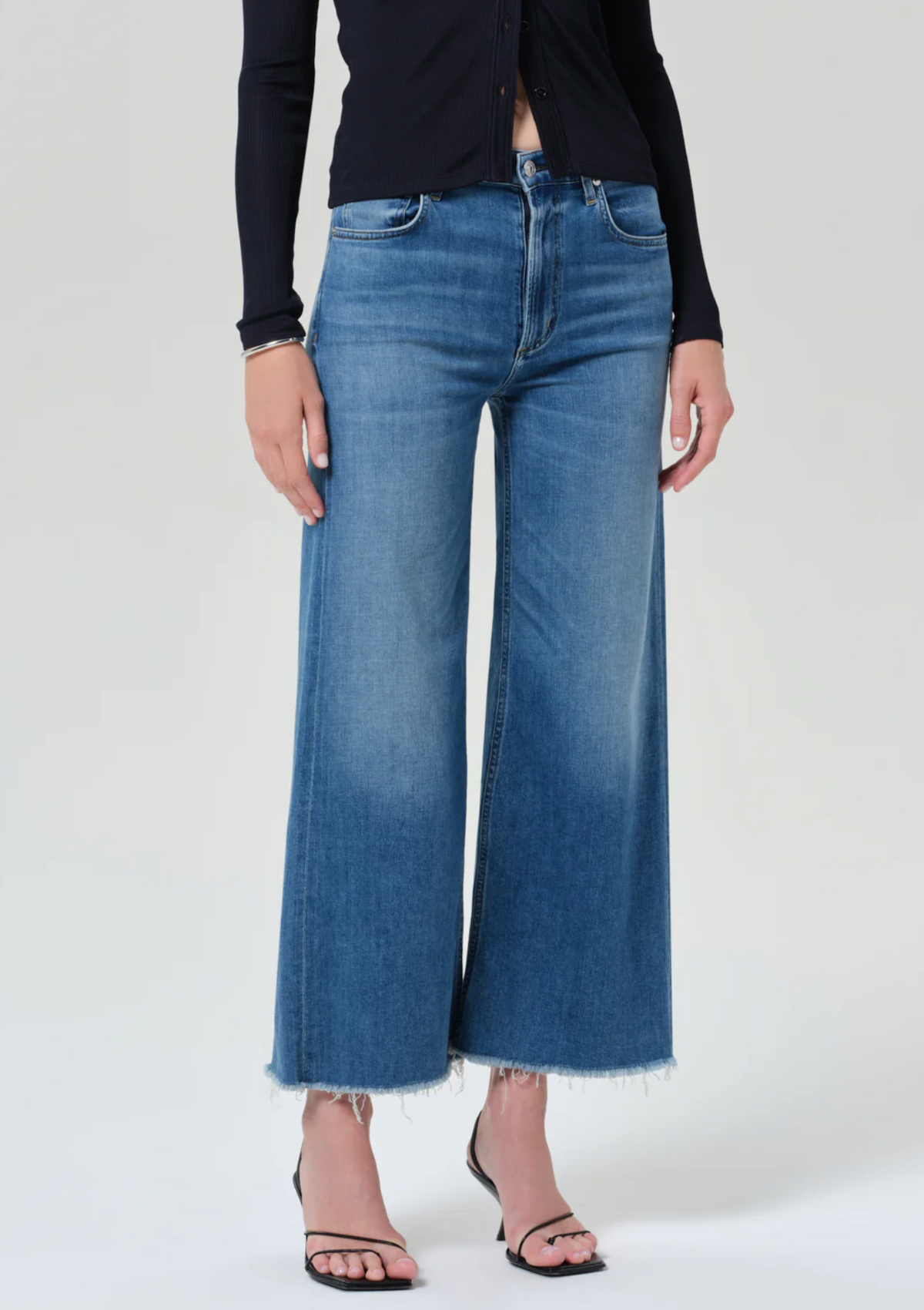 LYRA WIDE LEG CROP RAW HEM