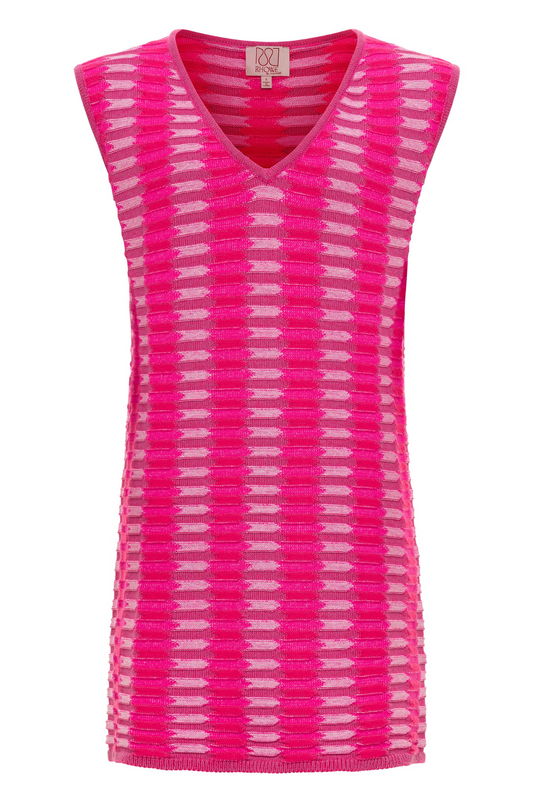 MADELYN DRESS IN HOT PINK