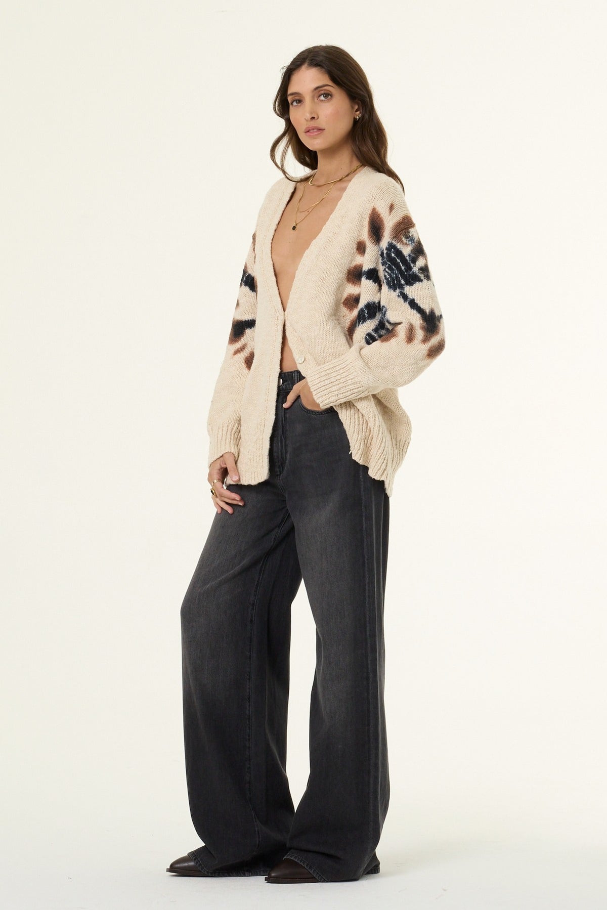 Indie Cardigan // Mud Stellar Wash