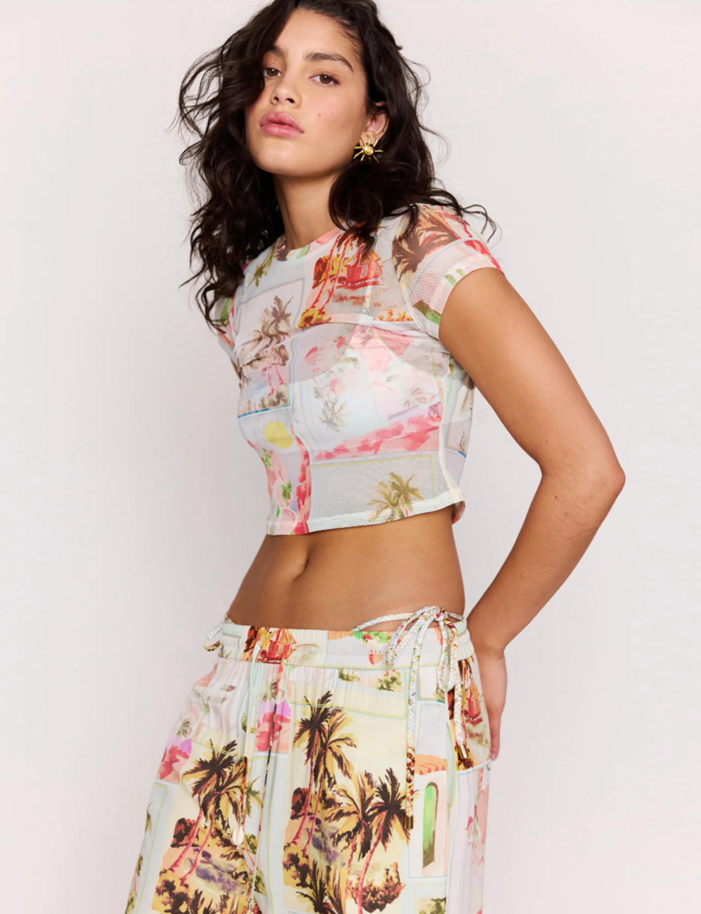 DOLCE MESH BABY TEE
