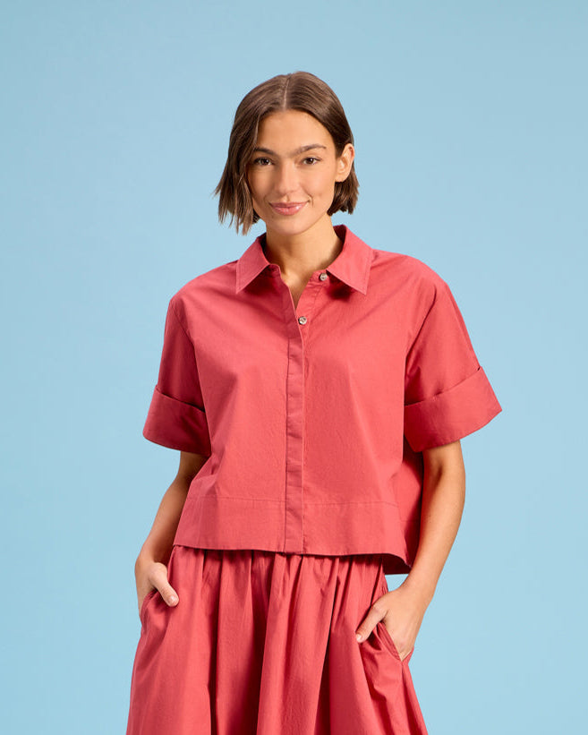 Club Shirt, Cinnabar