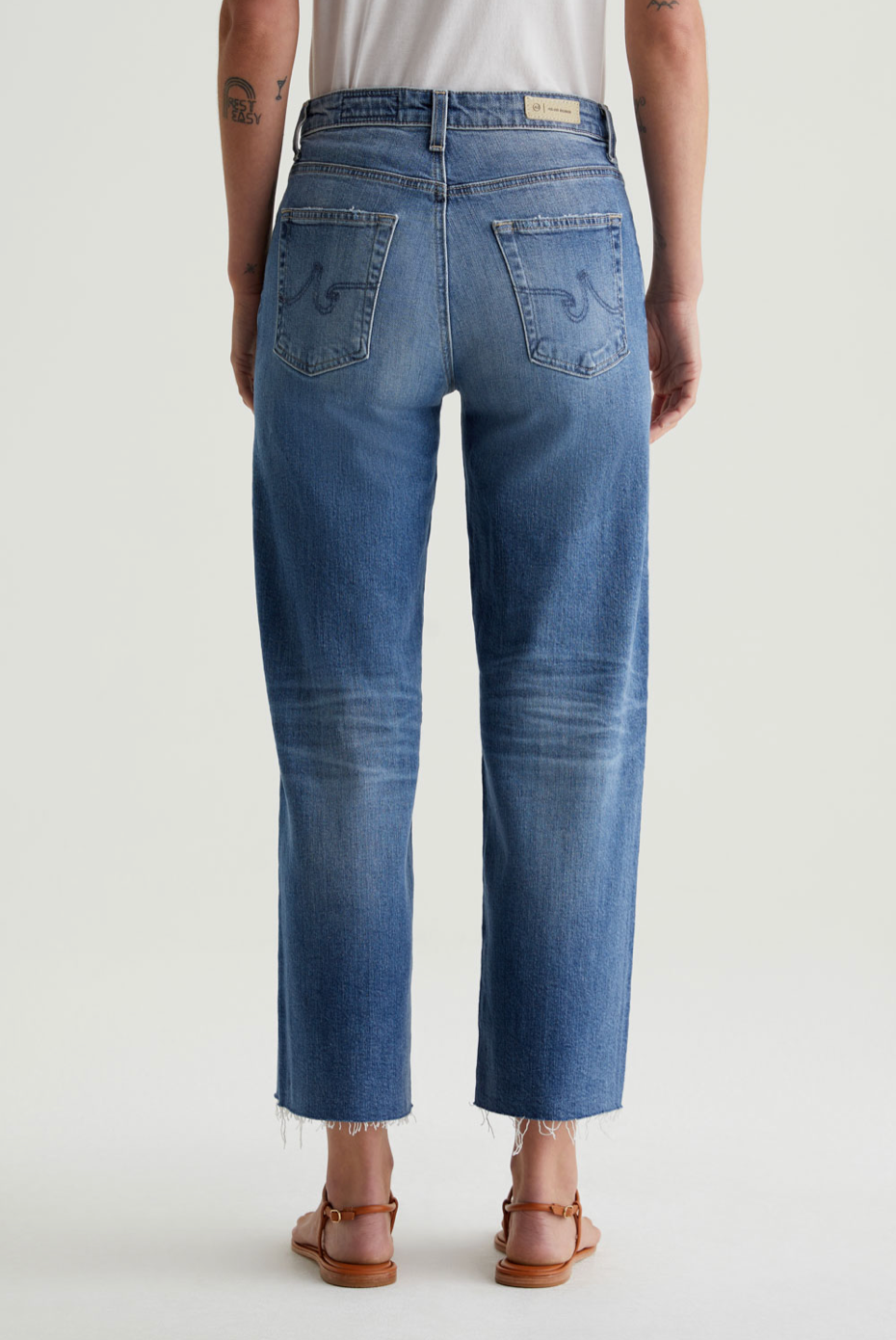 SAIGE WIDE LEG CROP JEAN