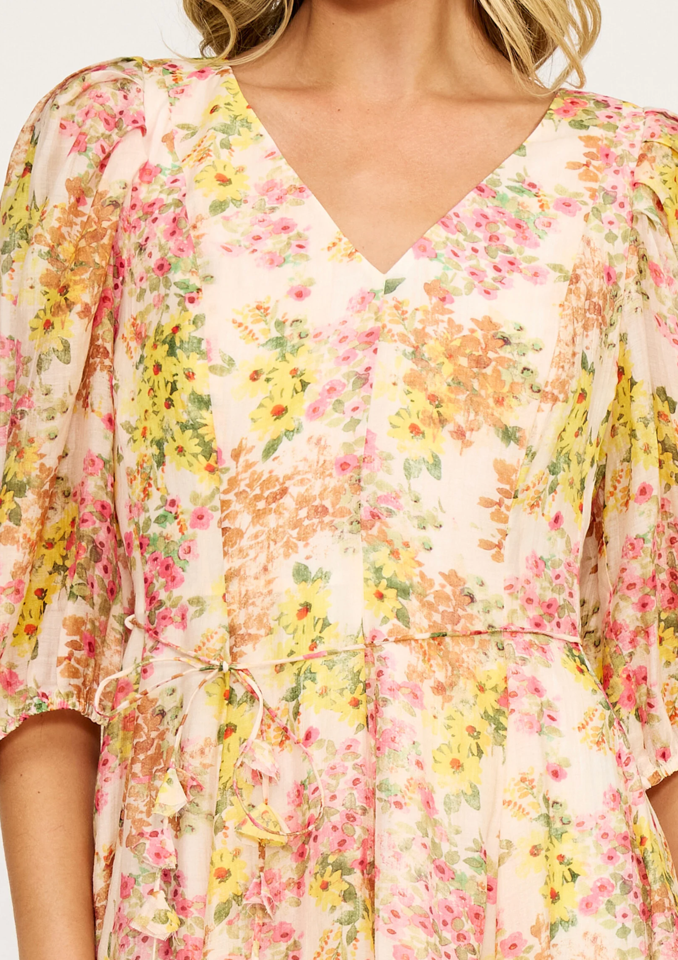 ALEXIS BELTED DRESS