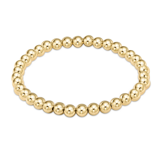 CLASSIC GOLD 5MM BEAD BRACELET