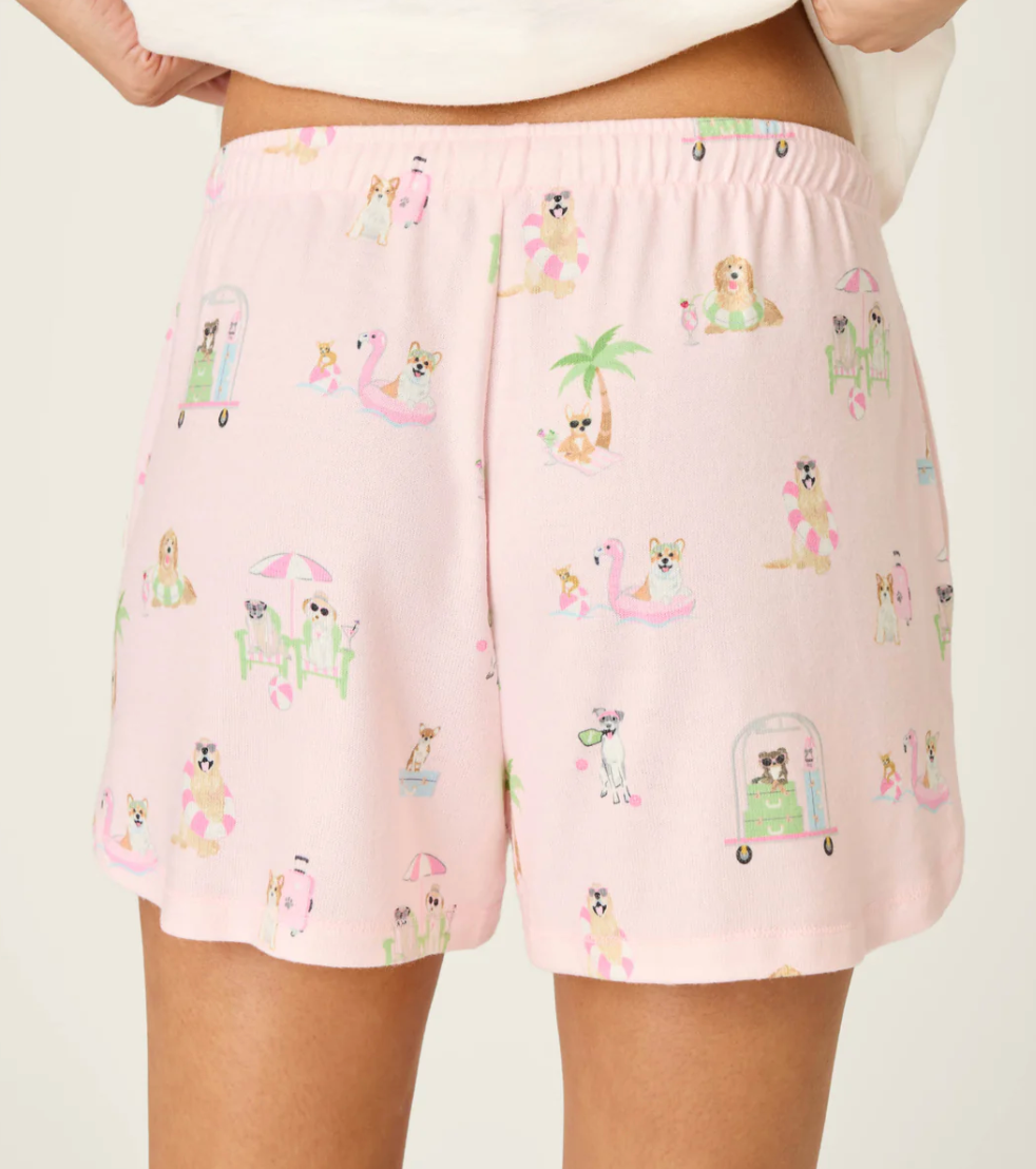 PUPCATION PALMS SUNNIES & SUNSHINE PJ SHORTS