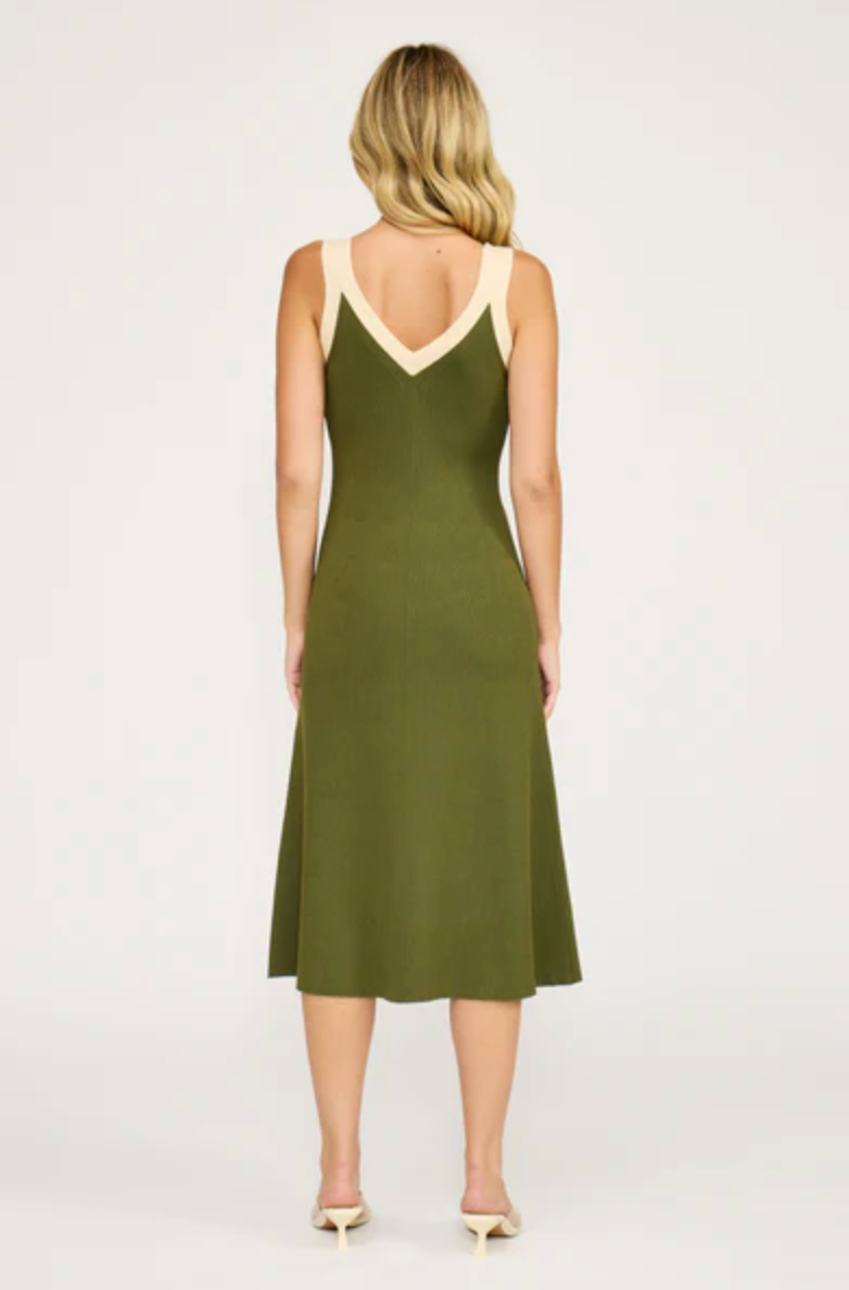 ANALISE COLOR BLOCK MIDI DRESS