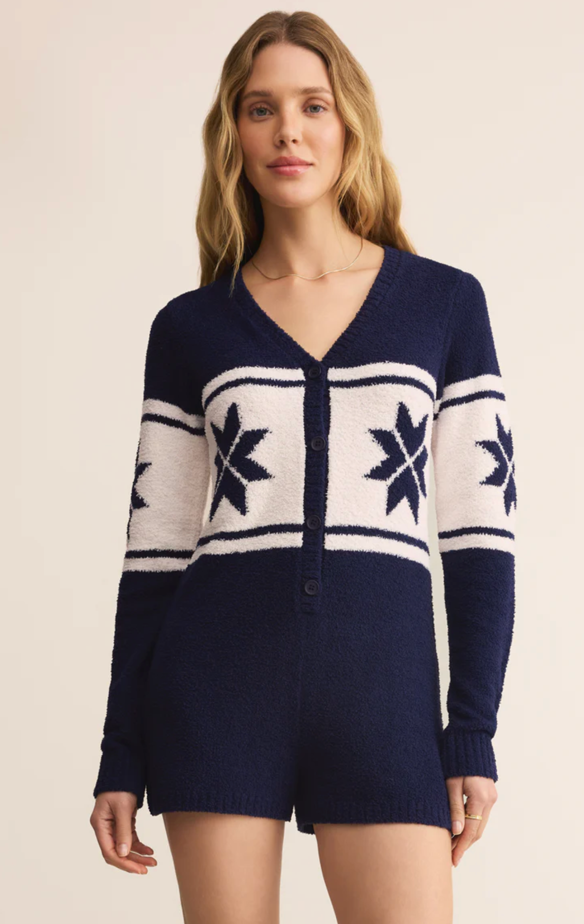 NORDIC PLUSH ROMPER