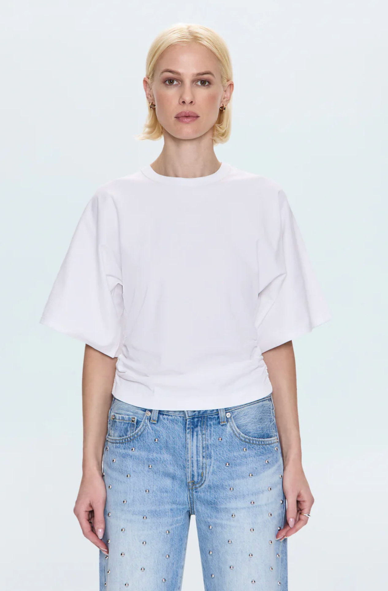 VERONICA KIMONO SLEEVE FITTED TEE
