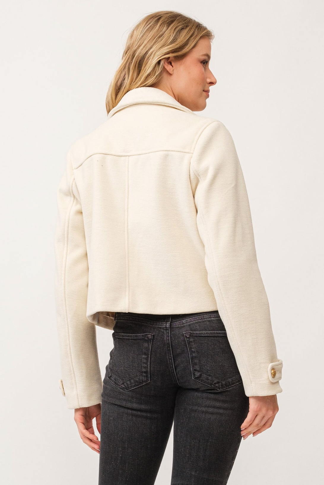 KATRIN MILITARY BUTTONS COLLARED JACKET