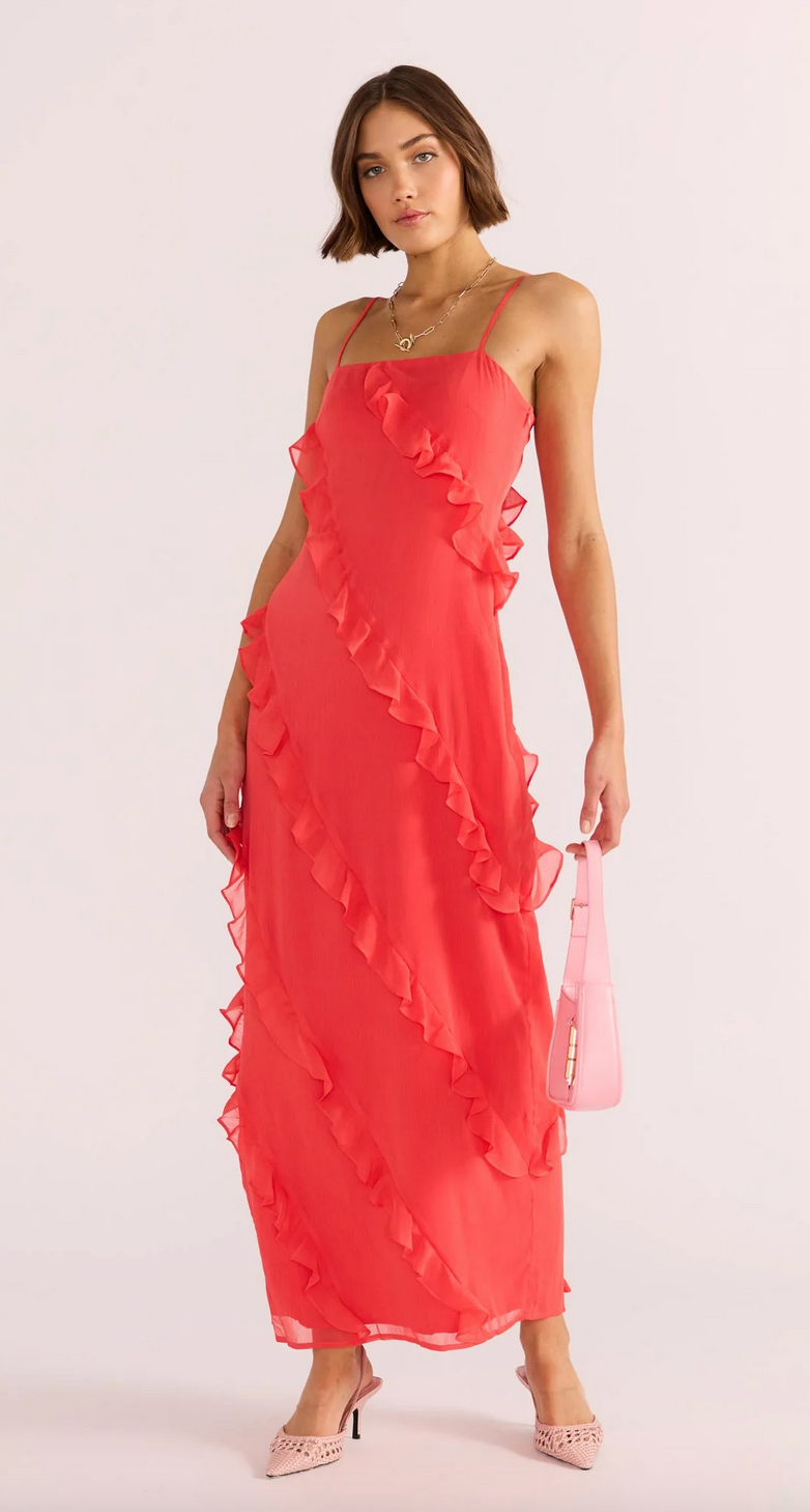 VENUS RUFFLE MAXI DRESS