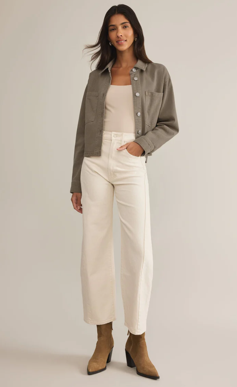 ALL DAY CROPPED DENIM JACKET