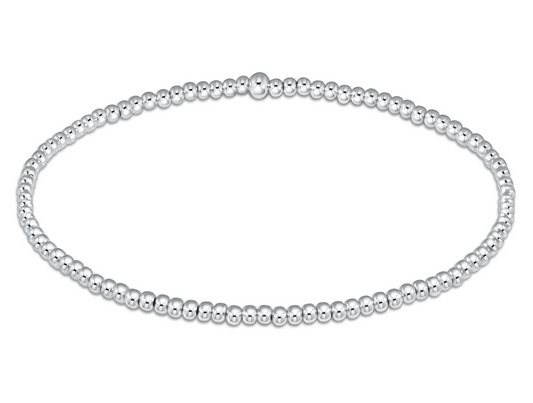 CLASSIC STERLING 2MM BEAD BRACELET