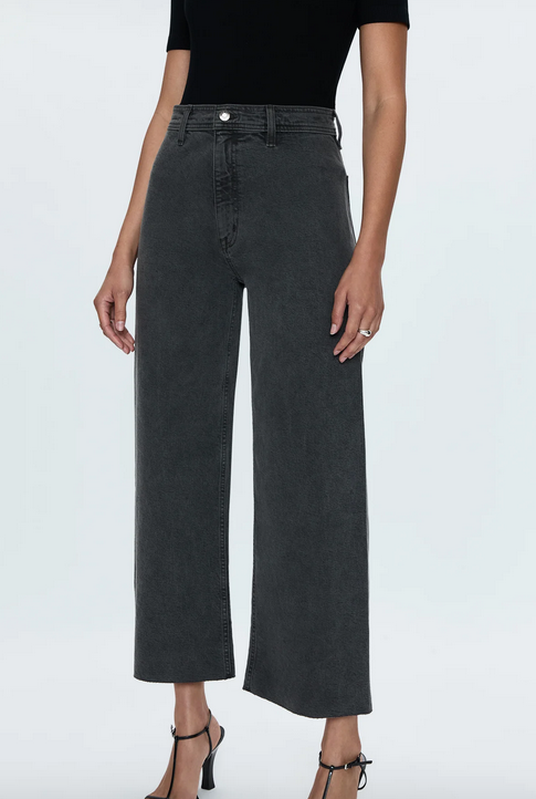 PENNY CROP HIGH RISE WIDE LEG