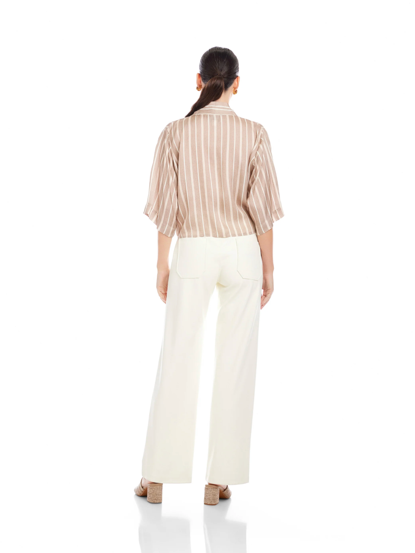 BERNICE TIE-FRONT BLOUSE