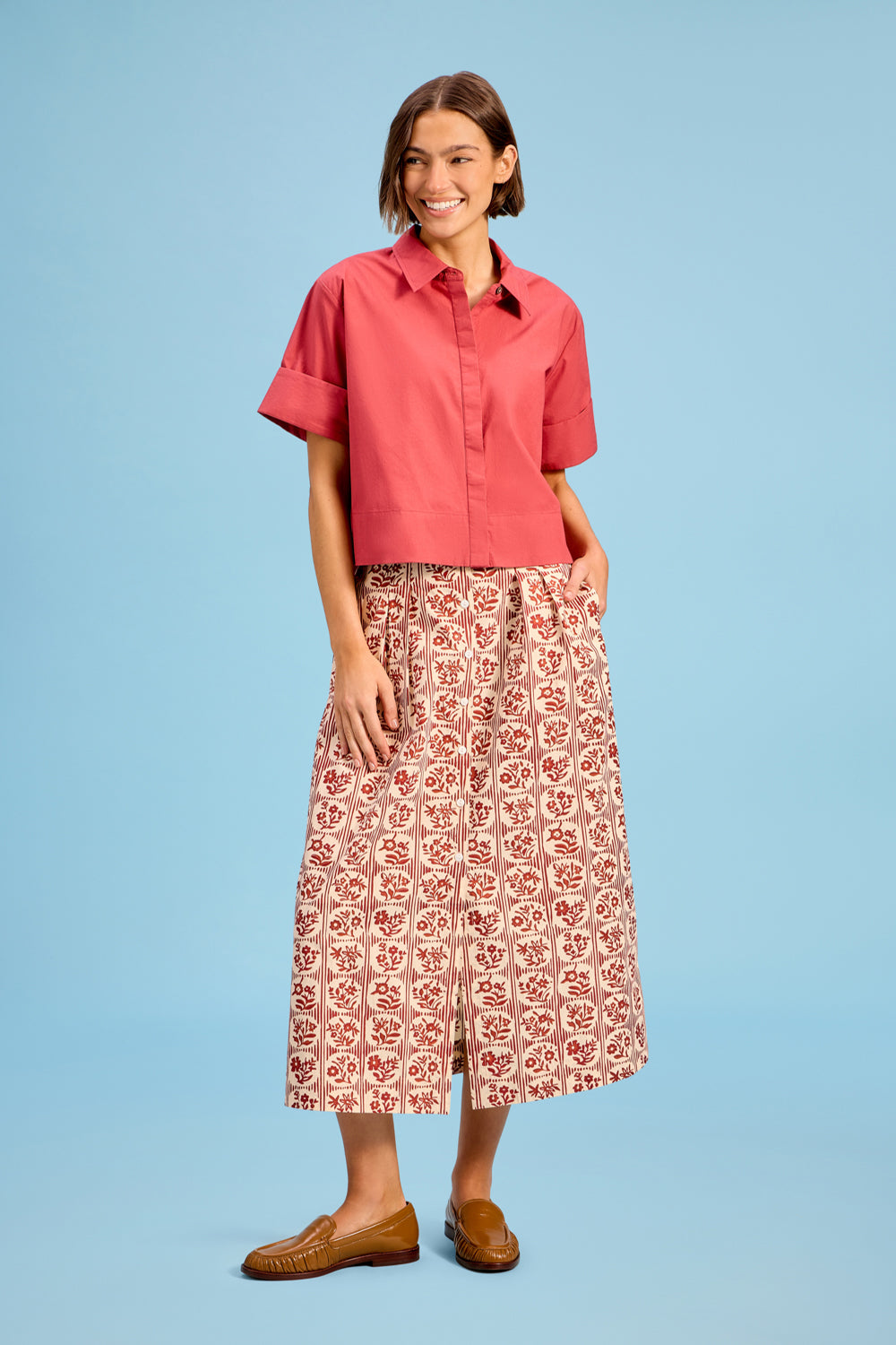 Scout Skirt, Brick Bloom