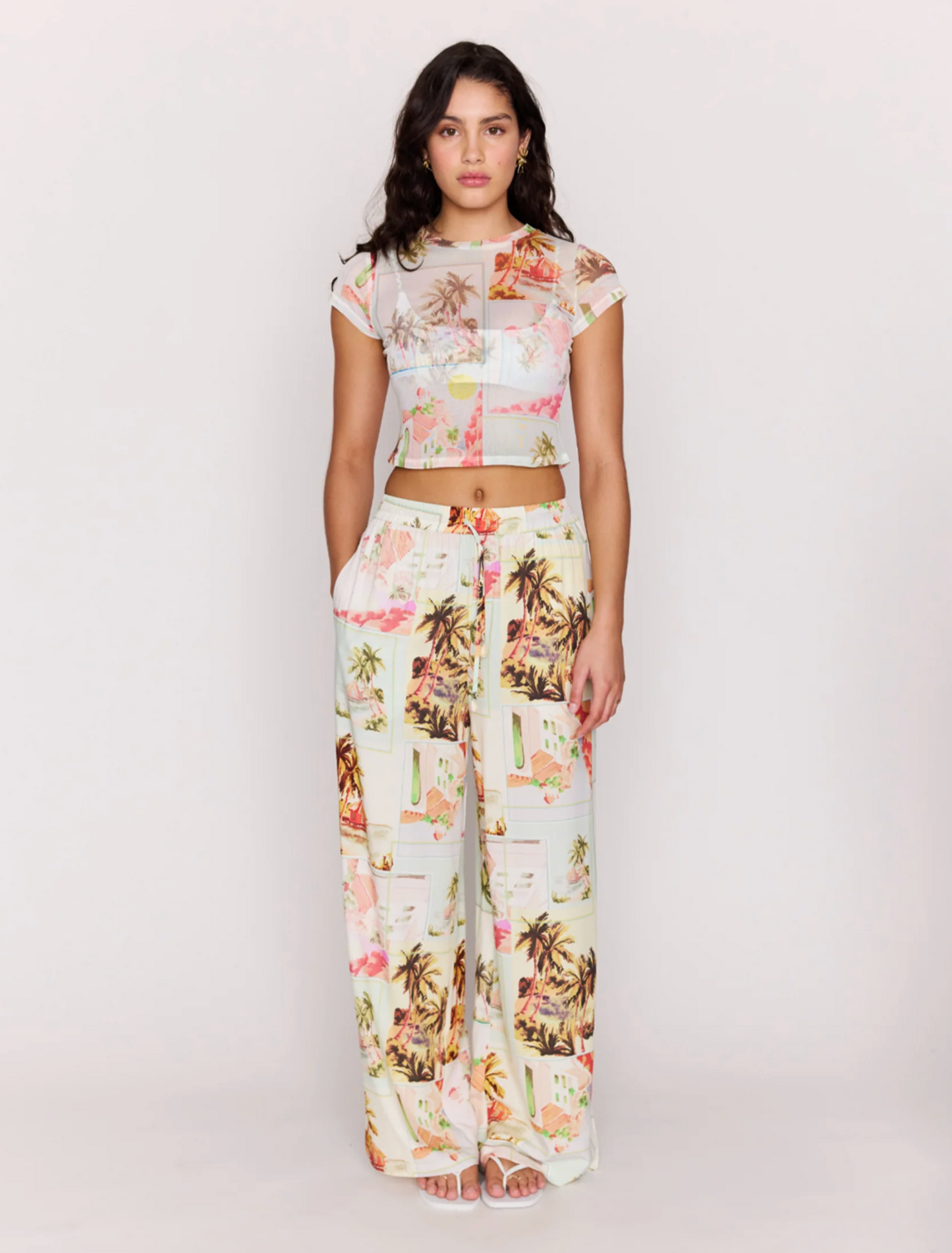 DOLCE MESH BABY TEE