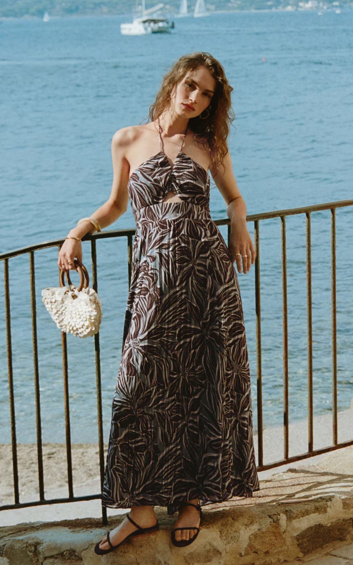 LANIE ZINN FLORAL MAXI DRESS