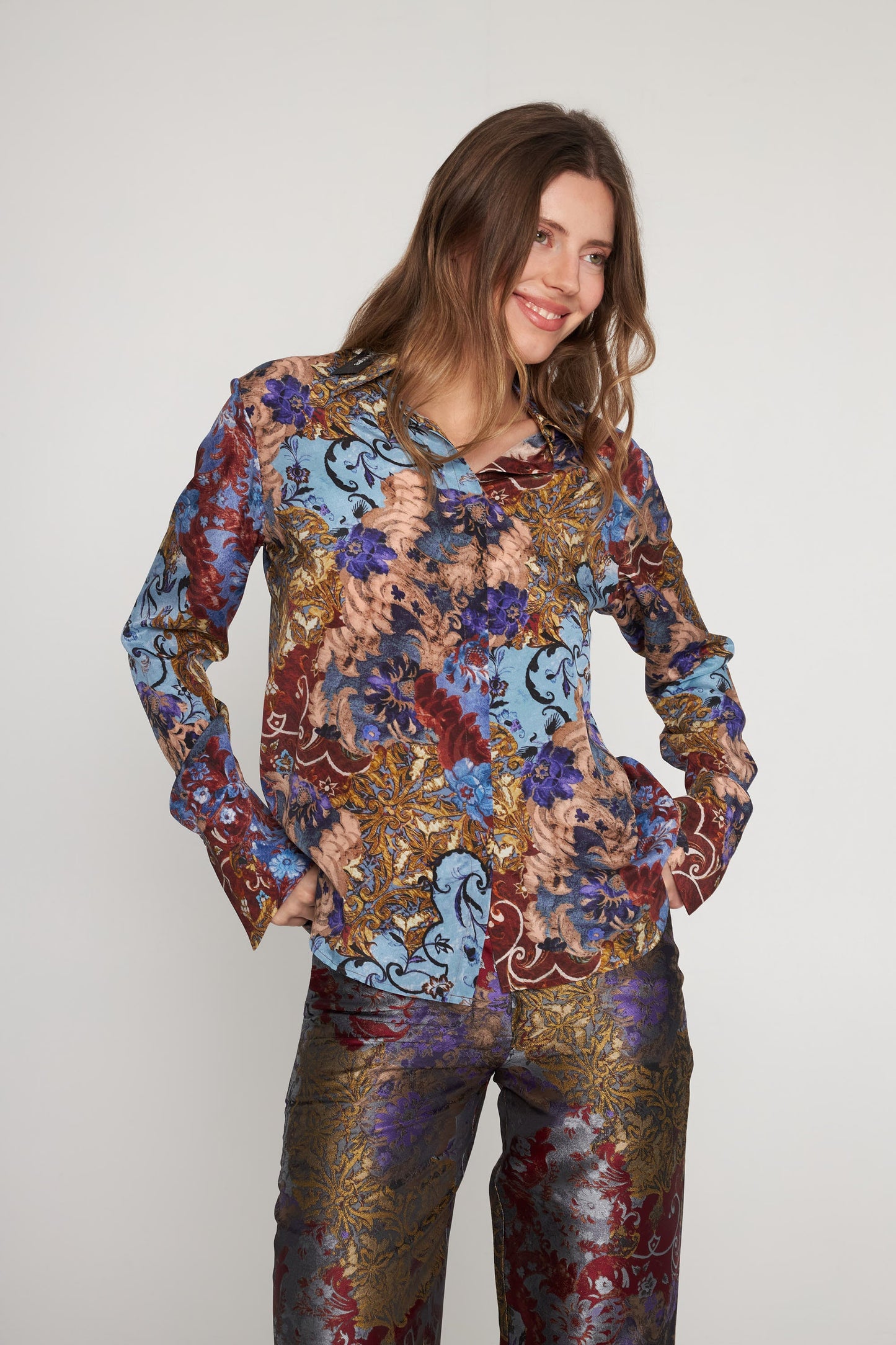 Sophie Blouse - Paisley Patchwork
