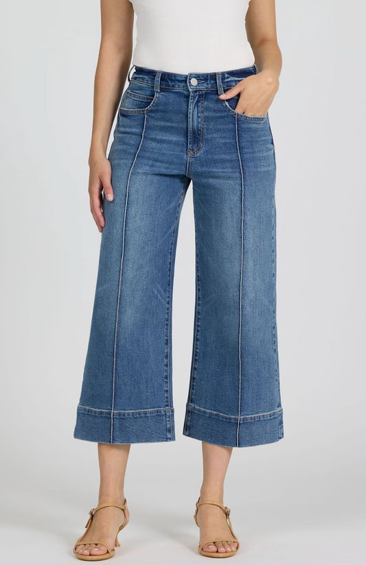 AUDREY HIGH RISE WIDE LEG JEAN