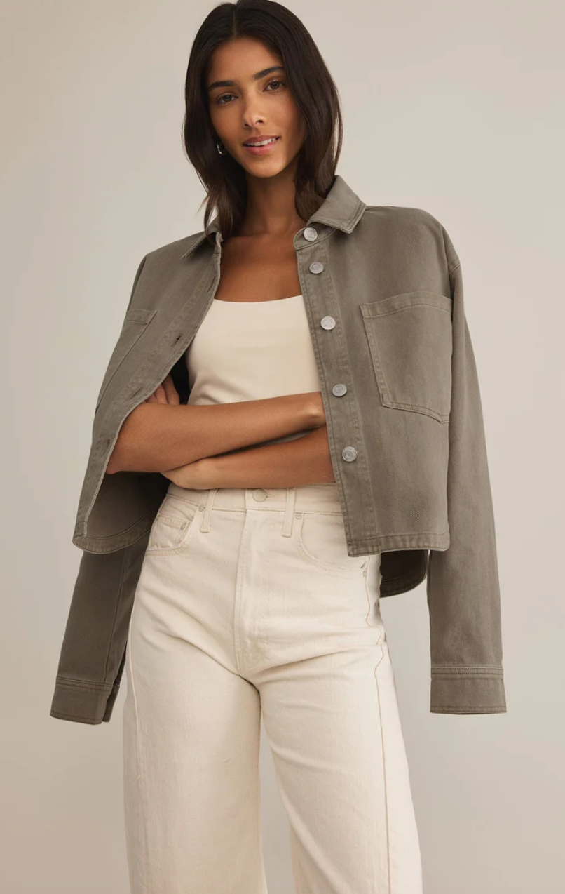 ALL DAY CROPPED DENIM JACKET